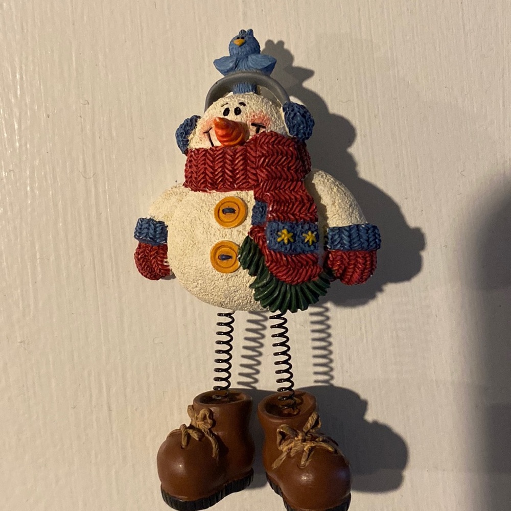 Christmas Snowman Holiday Brooch Pin